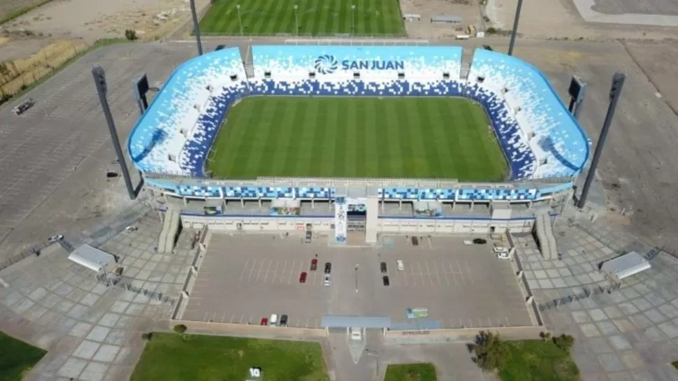 	COQUETO. El estadio Bicentenario de San Juan estrenará nueva iluminación en el clásico sudamericano.  