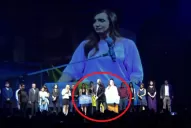 En el acto de Milei, un guardia subió al escenario y amagó con sacar un arma