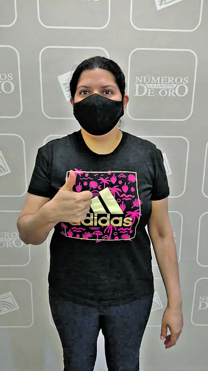 GRILLA COMPLETA. María Magdalena Rodríguez fue la primera ganadora.