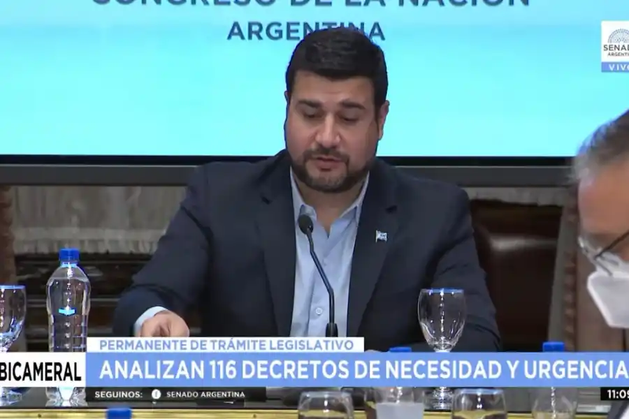 BICAMERAL. Marcos Cleri, diputado del FDT-Santa Fe, presidió el comité legislativo encargado de analizar los 116 DNU.