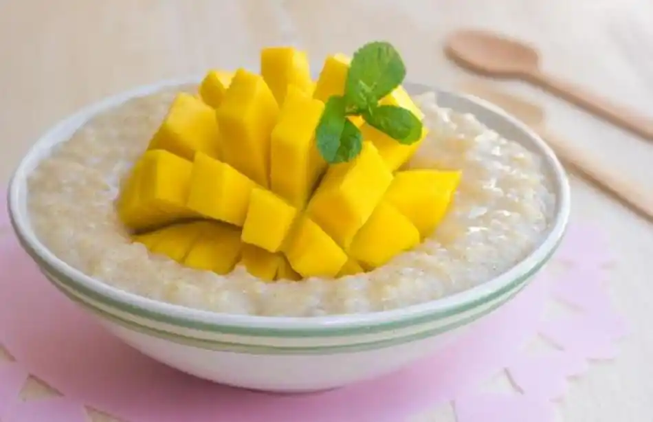 DE ORIGEN ITALIANO. Arroz con leche de coco y gajos de mango. LA GACETA