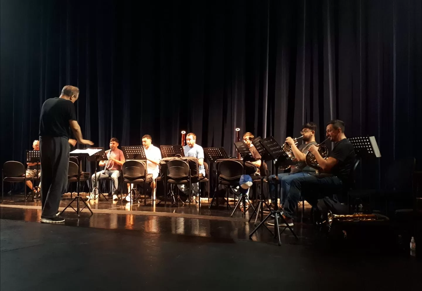 Ensayo de la Orquesta Sinfónica UNT. FAcebook
