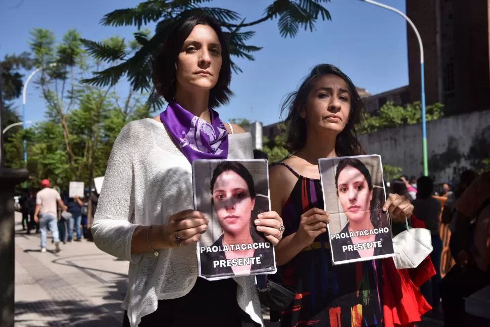 PAOLA, PRESENTE. Ortiz y Sánchez impulsaron la denuncia contra Pisa. LA GACETA / FOTO DE INÉS QUINTEROS ORIO