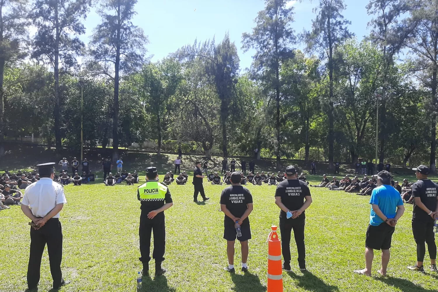 El jefe de Policía participó de la capacitación a los vigías de Banda del Río Salí