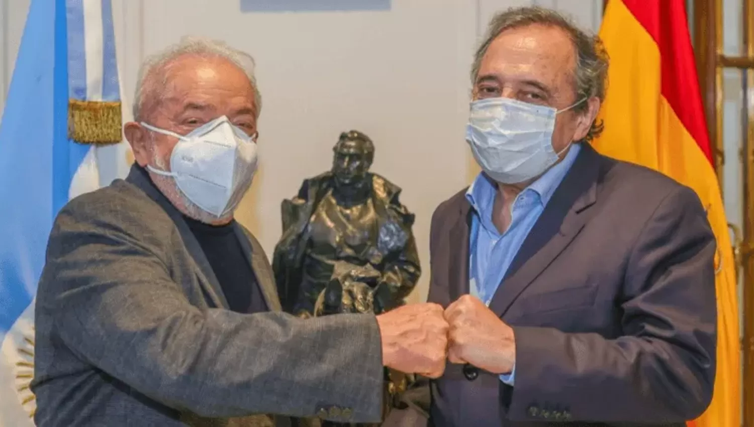 Ricardo Alfonsín y Lula se reunieron en España