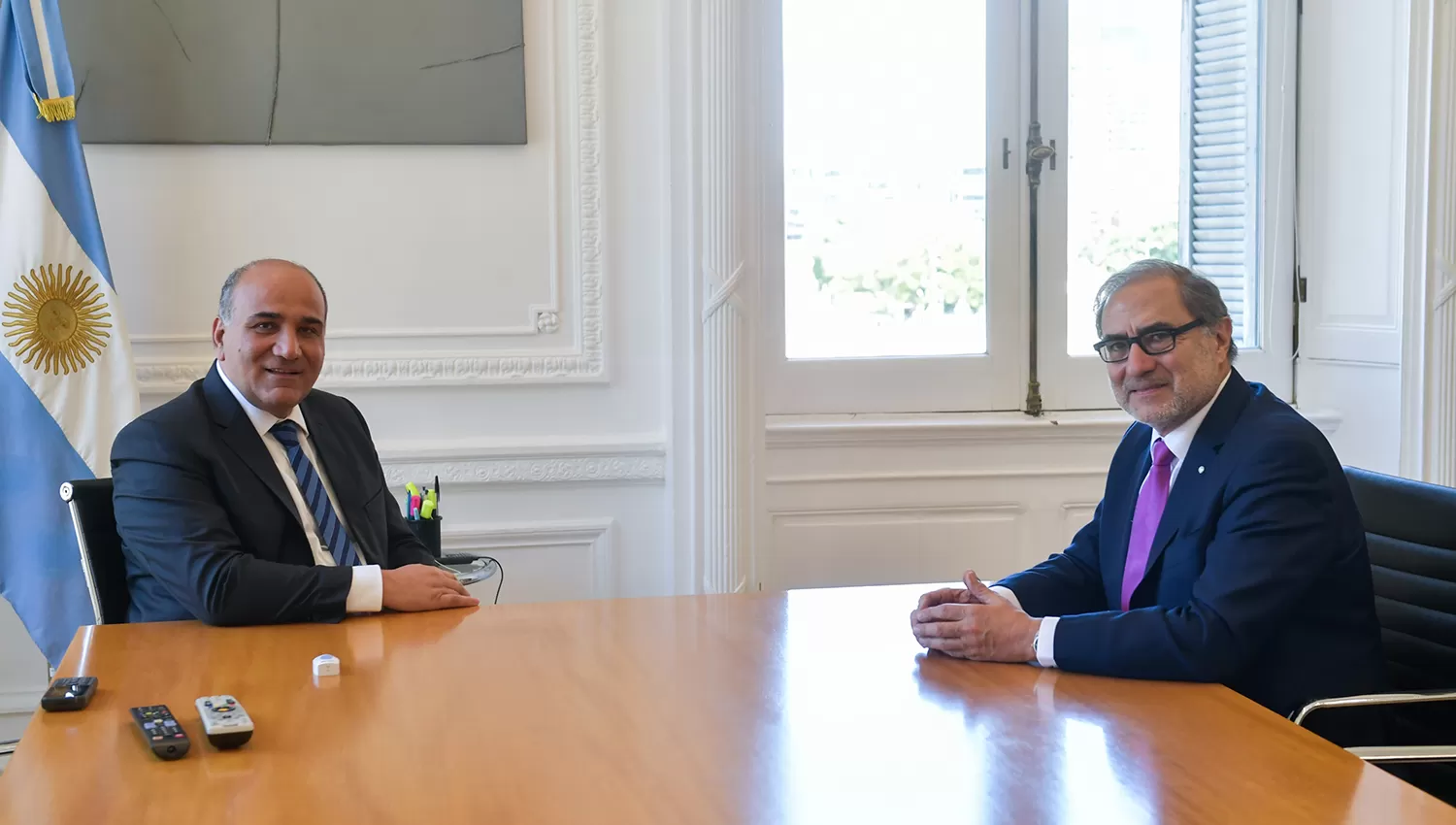 MITIN. Manzur se reunió con el embajador de la Argentina en Estados Unidos.