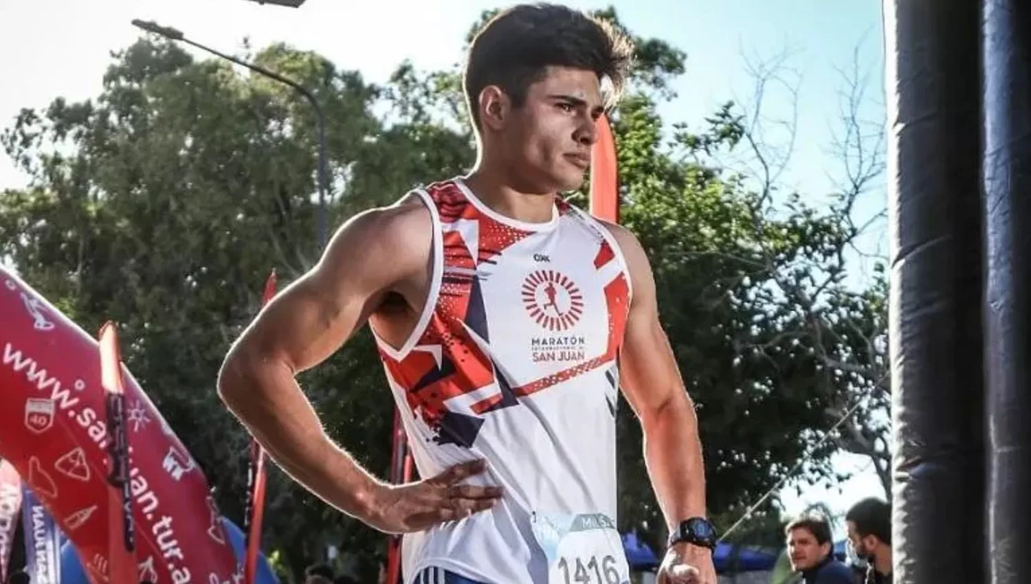 DOLIDO. Juan Manuel Castro llevaba siete años entrenando para competir y ahora no podrá hacerlo.