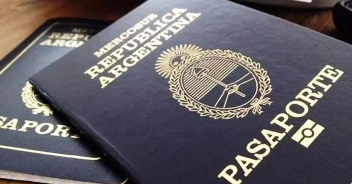 Pasaporte argentino.