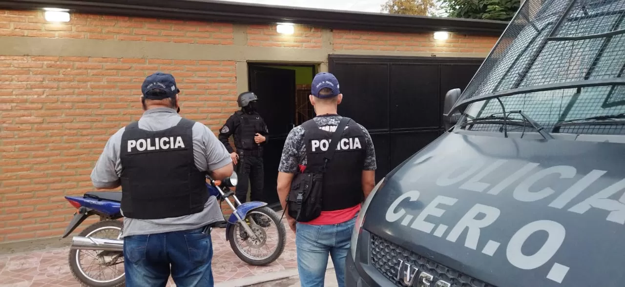OPERATIVO POLICIAL. Foto: Prensa Ministerio de Seguridad