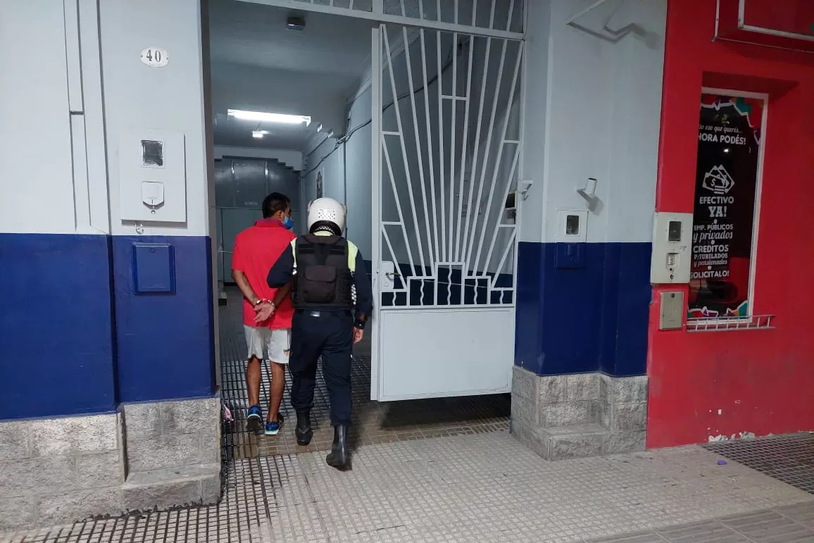 DETENIDO. El sospechoso arrestado en Concepción. Foto: Prensa MPF