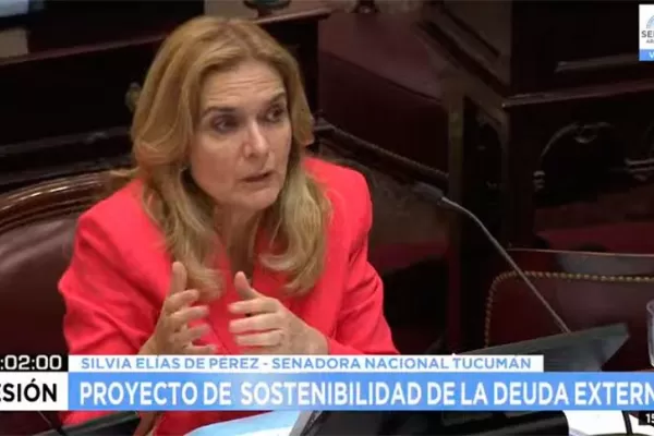 Elías de Pérez presentó su balance de gestión como senadora nacional