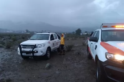 Por los daños que generó la lluvia, Defensa Civil corta el tránsito sobre la ruta 321