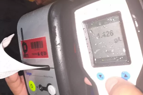 Controles de alcoholemia: Dieron positivo 17 testeos a conductores en San Miguel de Tucumán