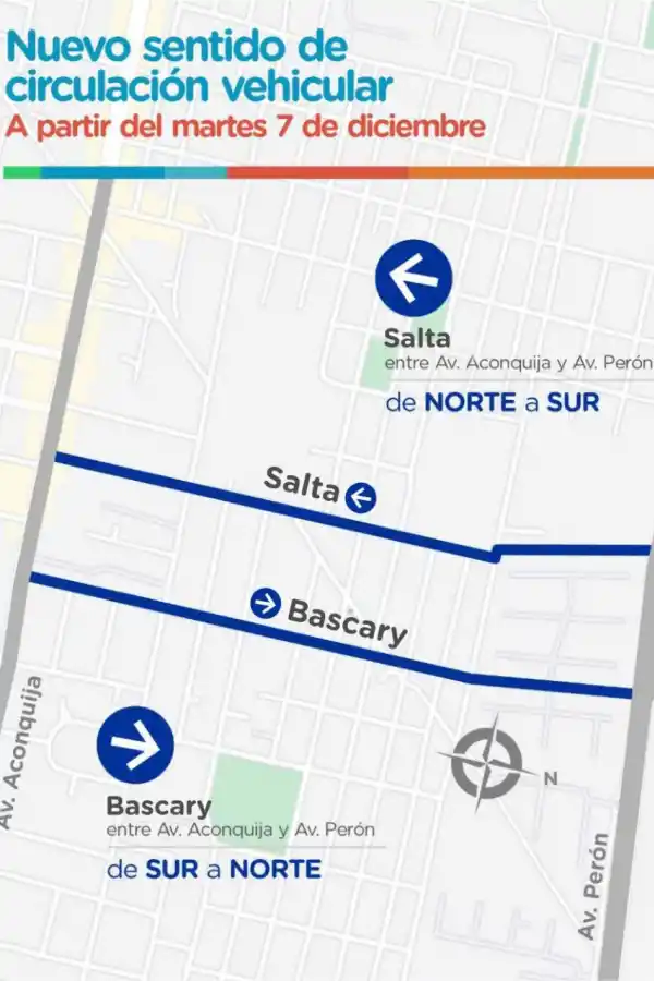 Tres calles de Yerba Buena cambian su sentido de circulación y pasan a ser de mano única