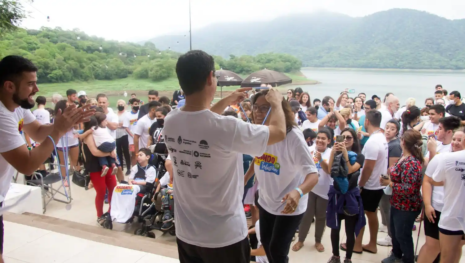 En El Cadillal, se realizó una nueva edición del Nadando por la Inclusión