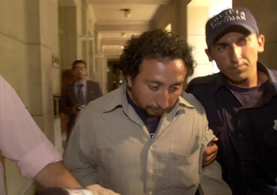 A UNA CELDA. Beatriz del Valle Banda en el momento que es detenida.