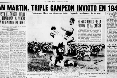 San Martín, campeón total en la temporada de 1940