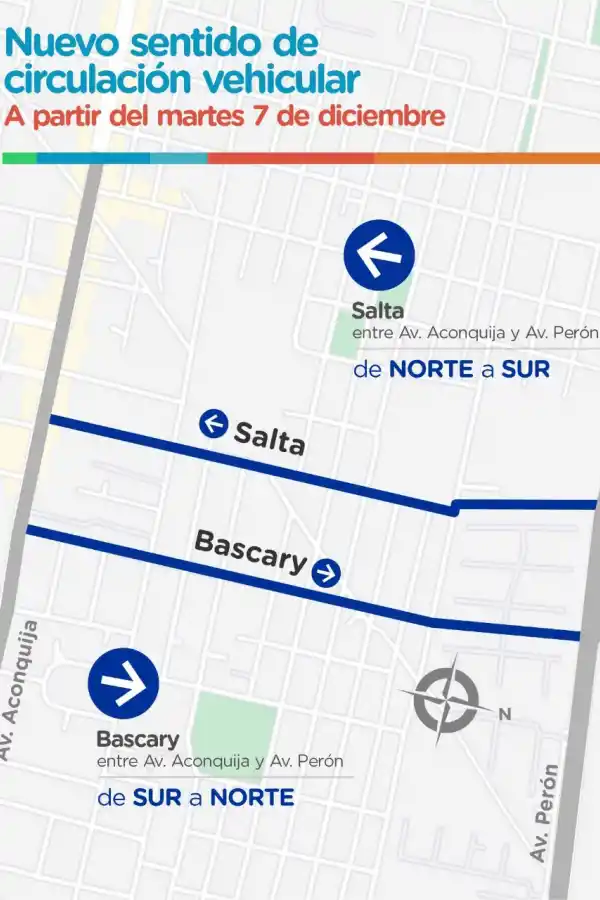 Yerba Buena: las calles Salta, Bascary y Federico Rossi serán mano única desde mañana