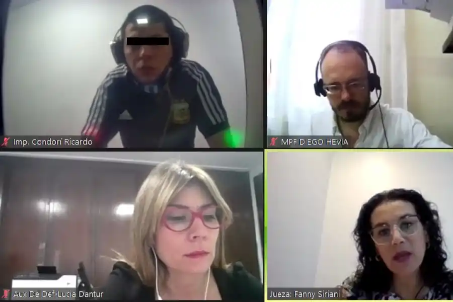 EN AUDIENCIA. Las partes en el proceso. Foto de prensa MPF