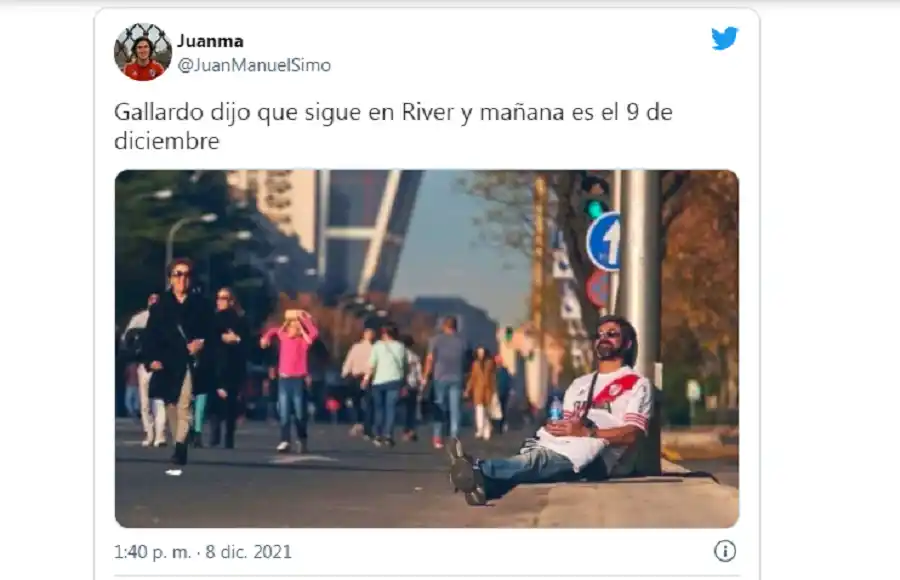 Memes y repercusiones de la continuidad de Gallardo en River
