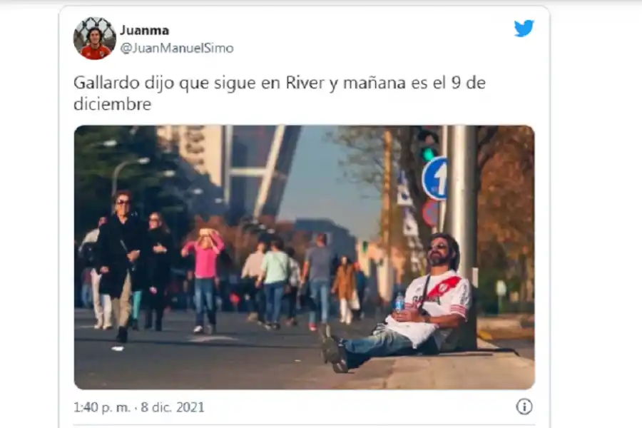 Memes y repercusiones de la continuidad de Gallardo en River