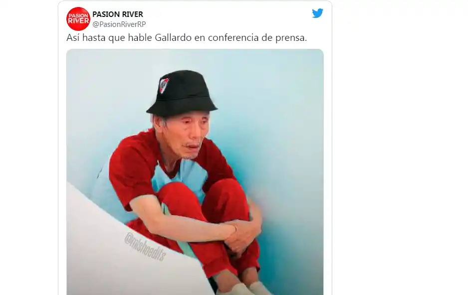Memes y repercusiones de la continuidad de Gallardo en River