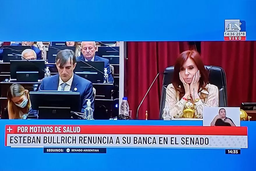 ESTEBAN BULLRICH Y Cristina Kirchner, en una sesión que conmovió a todos. 