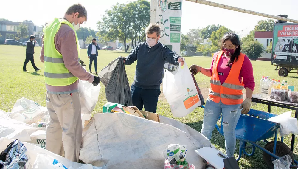 ACTIVIDAD. Mañana se hará un nuevo ecocanje en Yerba Buena.