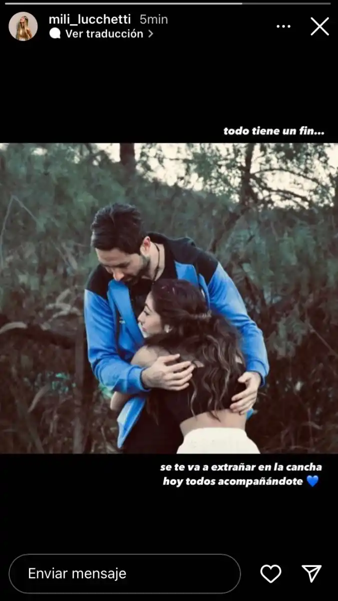 Lucchetti y los emotivos mensajes de su familia: Se te va a extrañar en la cancha