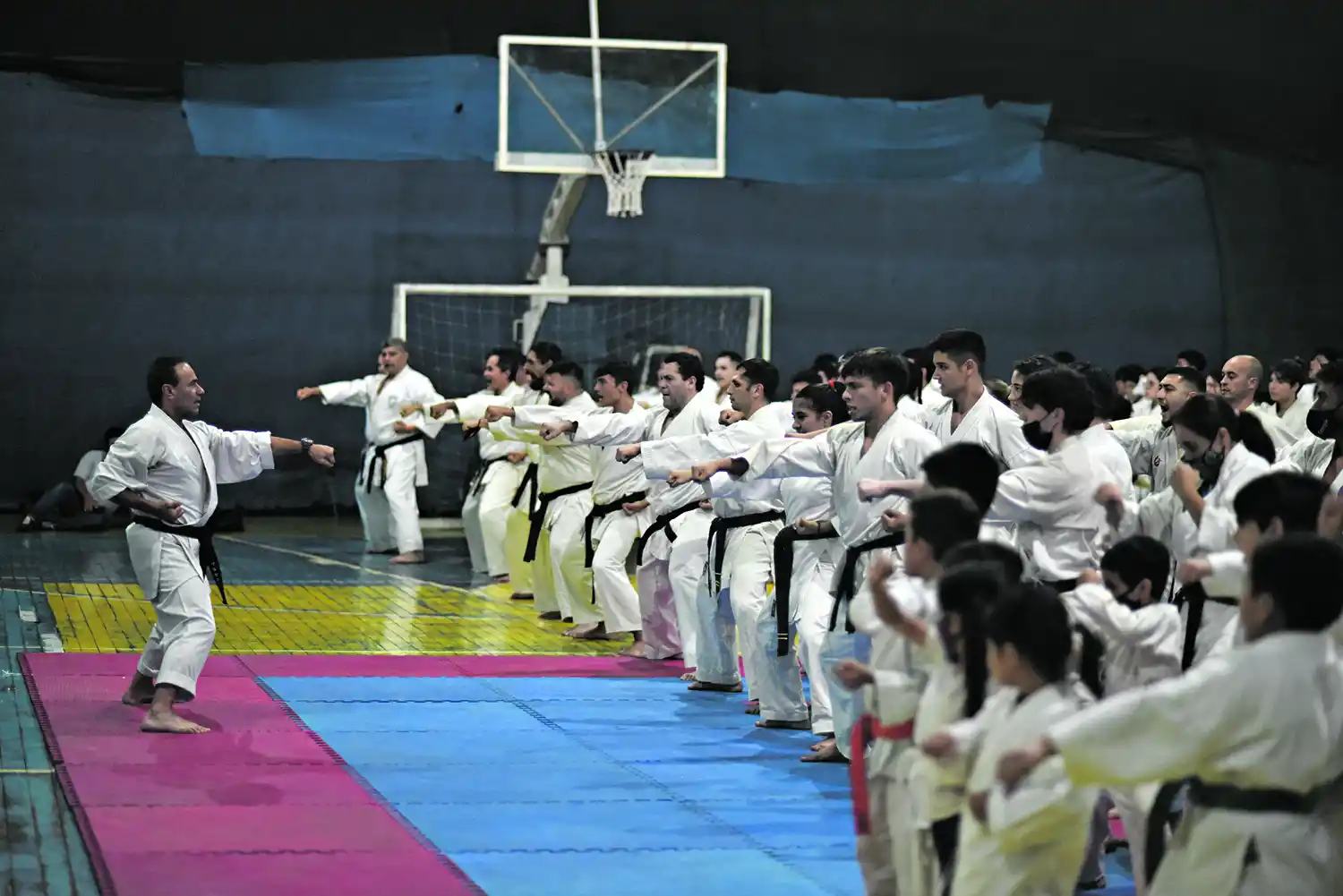 MASIVO. Hubo clases y clínicas en el complejo Avellaneda que fueron bien aprovechadas.