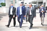 El Presidente llegó a Monteros para encabezar los actos oficiales, junto a Jaldo y a Manzur