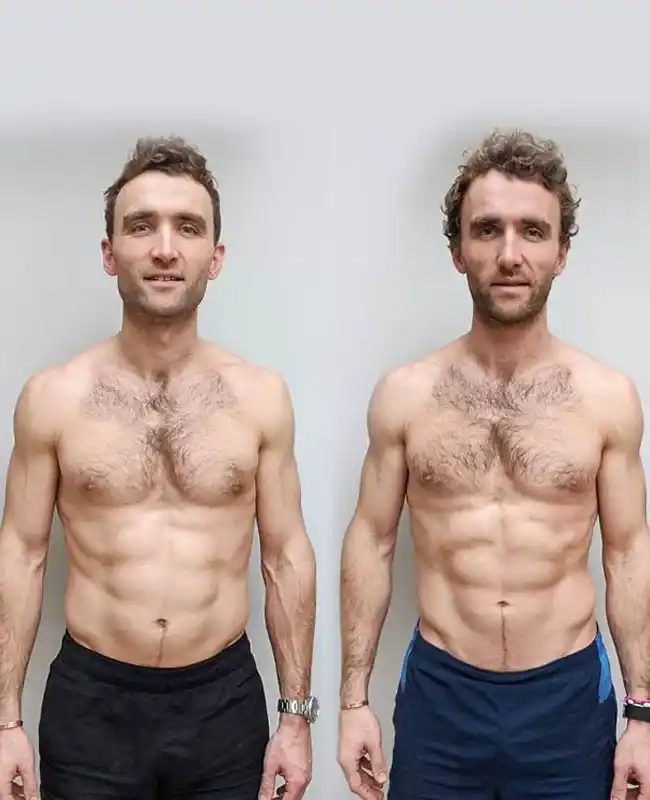 DEPORTISTAS. Los hermanos Hugo y Ross Turner aseguran que la clave está en el equilibrio en lo que se come. 