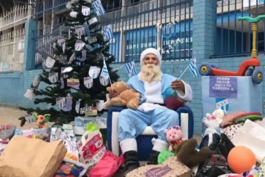 Movida solidaria: Papá Noel recibirá a los niños en el estadio de Atlético Tucumán