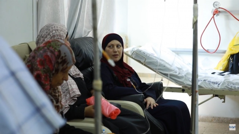 ABANDONADAS. Mujeres con cáncer sufren el desprecio en Gaza.