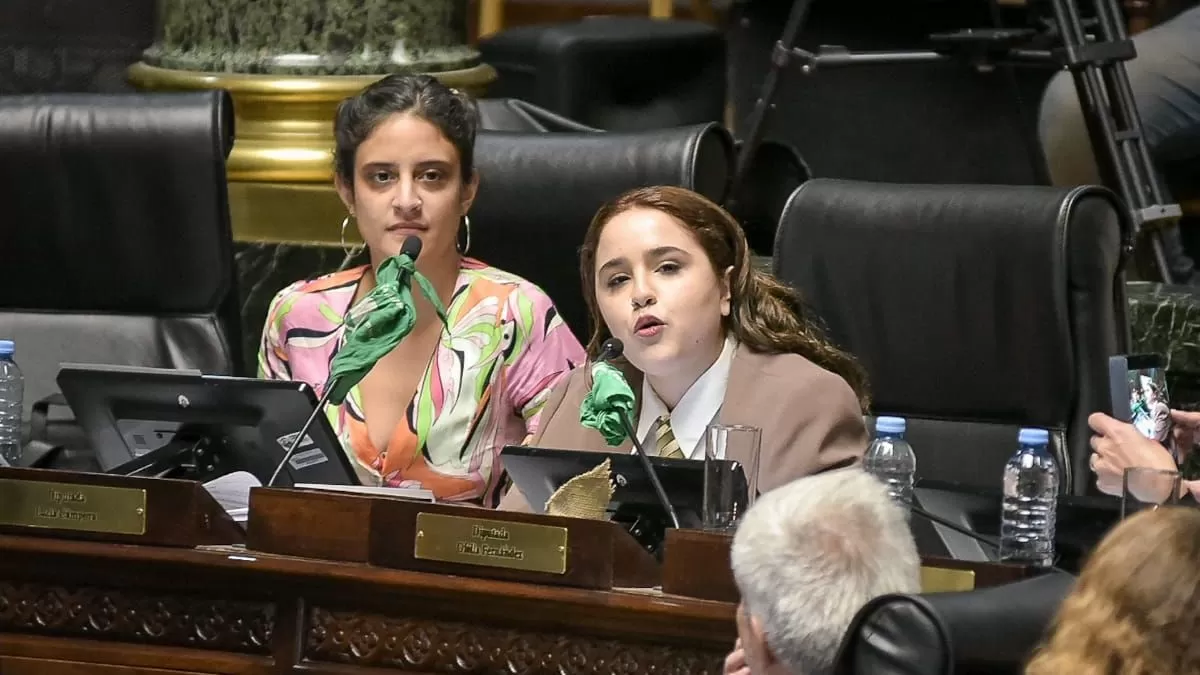 Ofelia Fernández en la Legislatura porteña