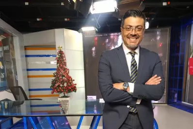 La pantalla chica, con los colores navideños