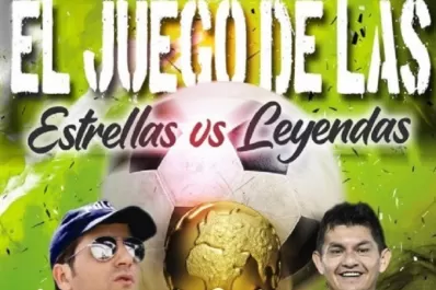 Se viene el partido “Estrellas vs Leyendas”