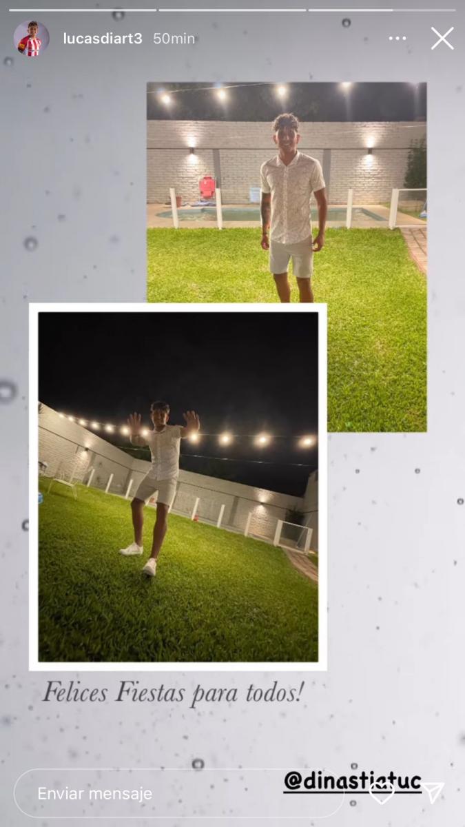 MOSTRÓ EL LOOK. Diarte eligió el blanco para estas fiestas