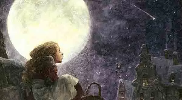 UN CLÁSICO DE OCCIDENTE. Ilustración para una edición de La niña de los fósforos, de Hans Christian Andersen. 