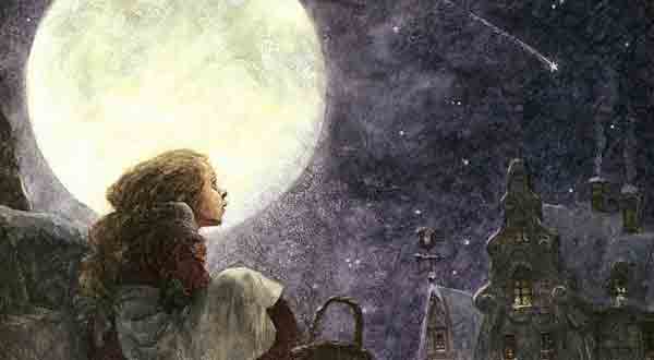 UN CLÁSICO DE OCCIDENTE. Ilustración para una edición de La niña de los fósforos, de Hans Christian Andersen. 
