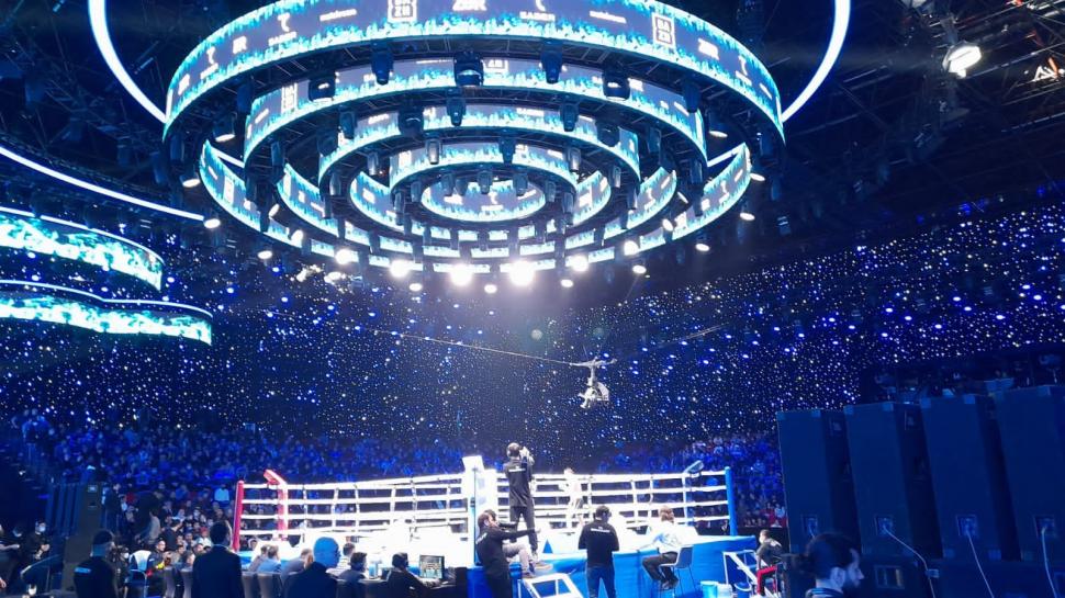 UNO MÁS. El ring del hotel Renaissance es otro lujoso lugar donde Coria peleó.   