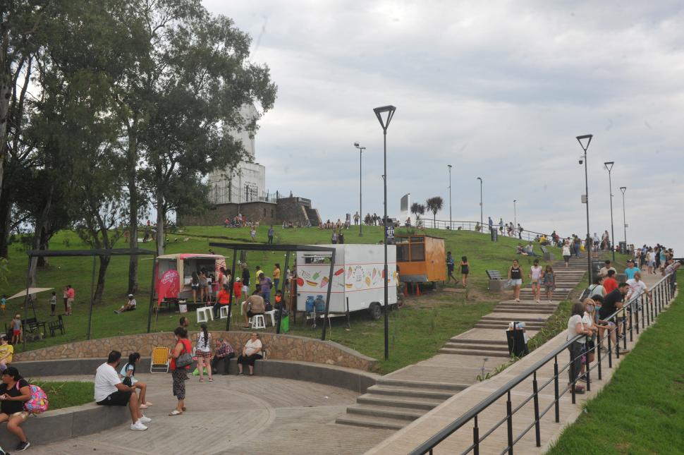AIRE LIBRE. Buena vista y una brisa que ayudaba a soportar las altas temperaturas.