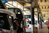 Año Nuevo: cómo fue el movimiento en la terminal de ómnibus durante la mañana