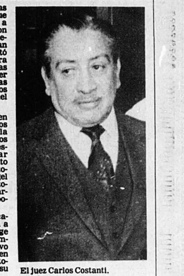 MAGISTRADO III. Juan Carlos Costanti fue el juez que procesó a los hermanos Ale.  
