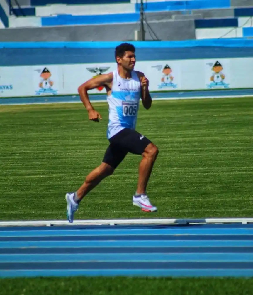 GUAYAQUIL. Pérez Lazarte en el Sudamericano fue subcampeón en 1.500 metros.  