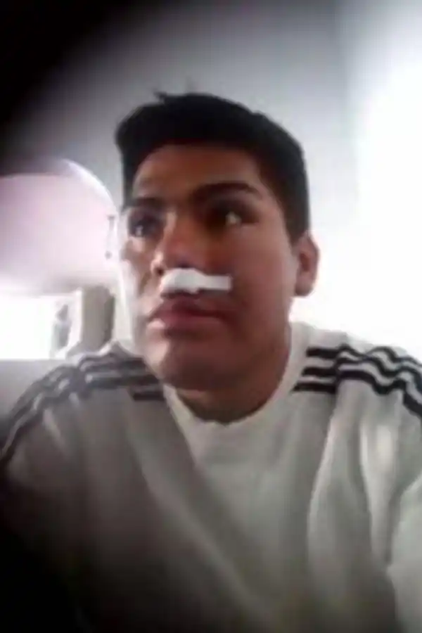 TAEKWONDISTA. Ángel Cativa durante la primera audiencia.