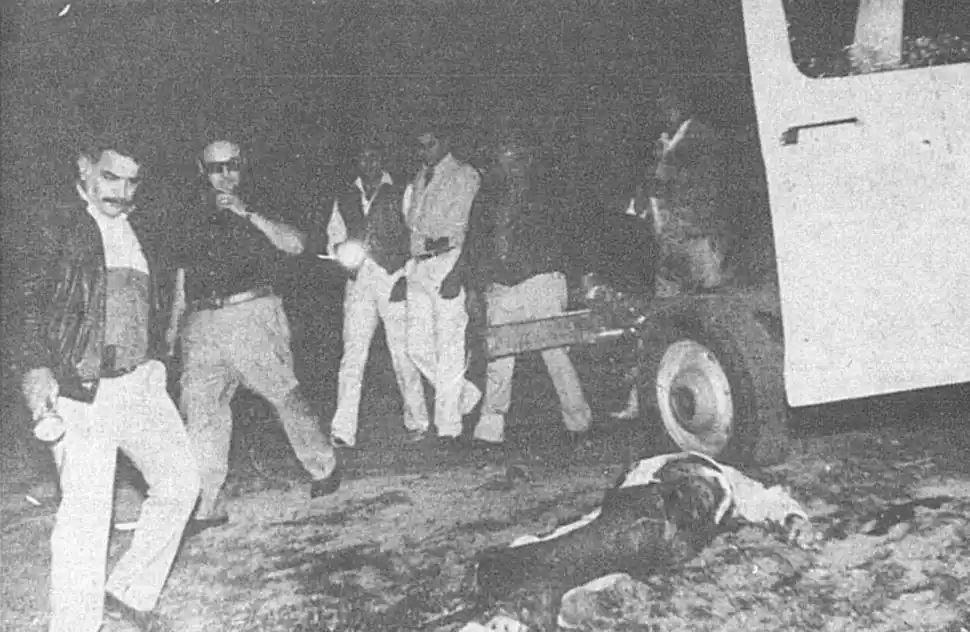 ¿OPERATIVO? “El Malevo” Ferreyra aparece en El Colmenar con los dos muertos en el supuesto enfrentamiento.