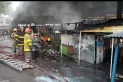 La explosión de una garrafa en un local de comida causó el incendio en la ex Terminal