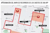 Pedido de cadetes: El mapa de recorridos se va achicando por la inseguridad