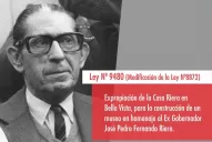Avanza la iniciativa para expropiar la casa donde vivió el exgobernador  Fernando Riera  